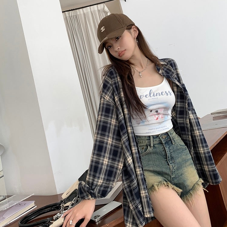 Navy Flannel Shirt