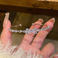 Sparkly Bow Bracelet Cuff