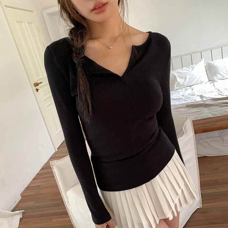 Ballet Style Long-Sleeve Top