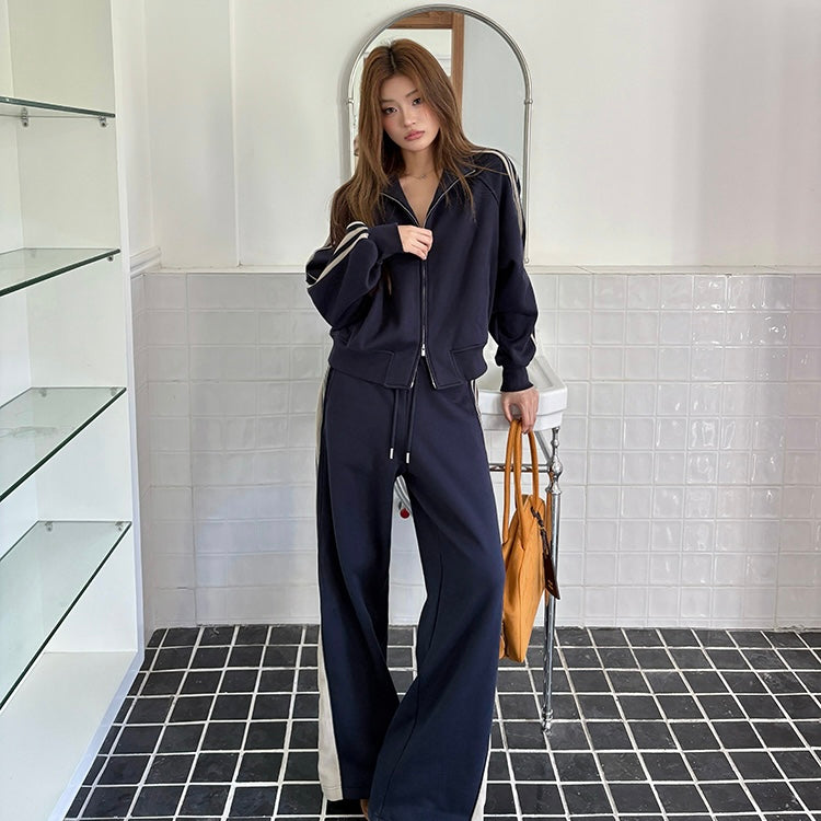 Navy Tracksuit Set