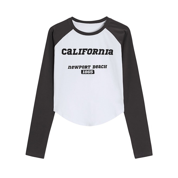California Dark Long-Sleeve Top