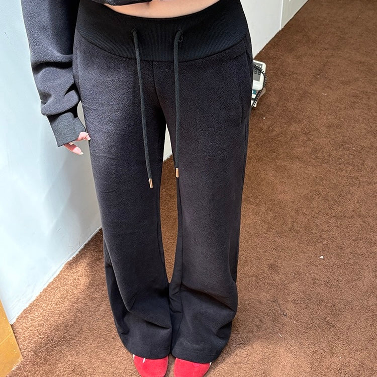 Black Hoodie Track Set
