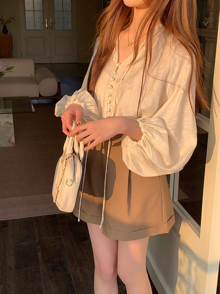 Off-White Tunic Blouse