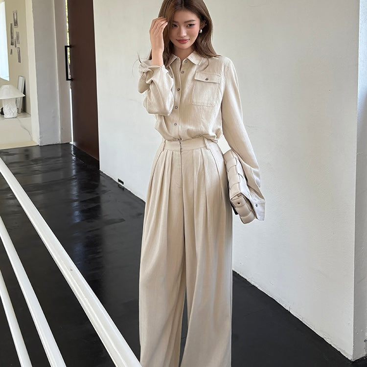 Linen Shirt Trouser Professional Set