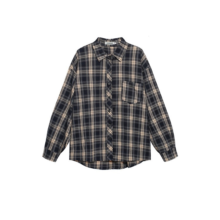 Navy Flannel Shirt