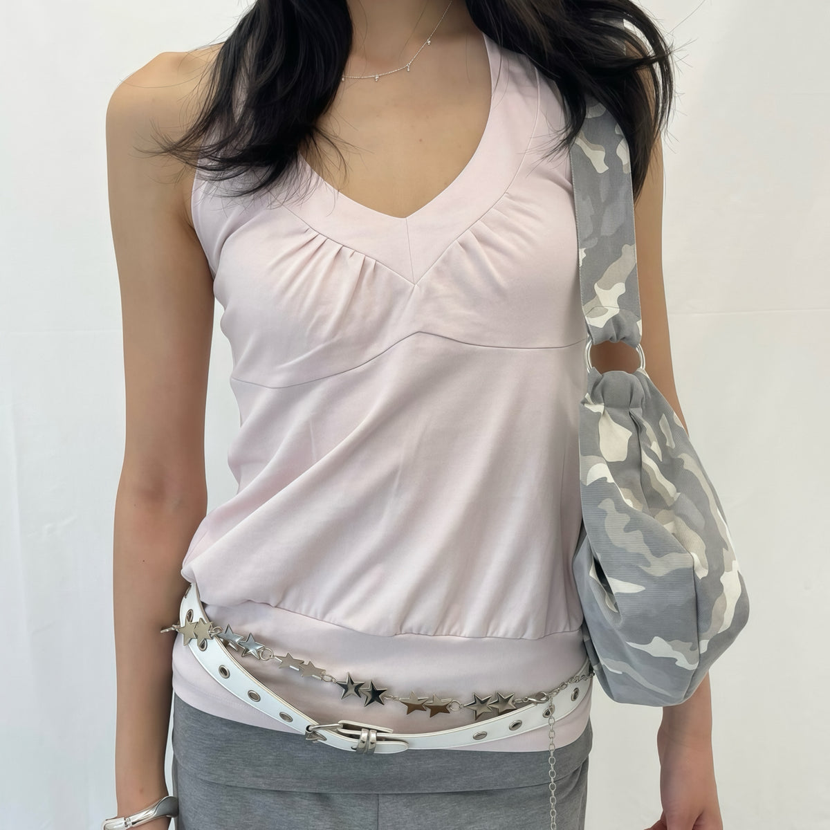 Pastel Halter Loose Top