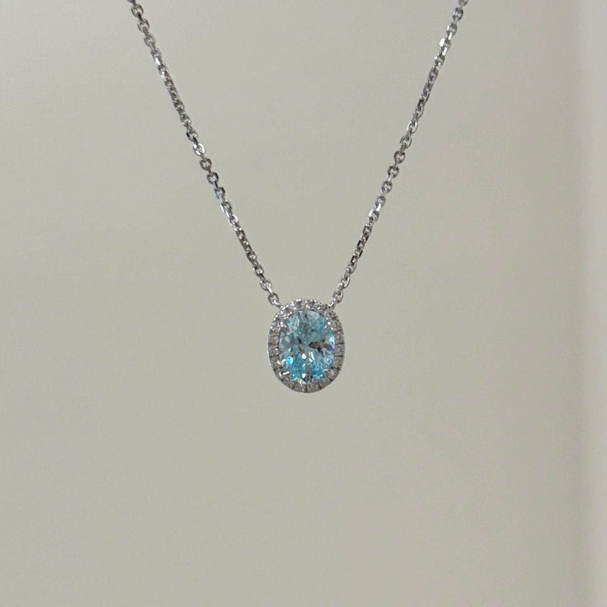 Aquamarine Oval Fine Jewellery Set