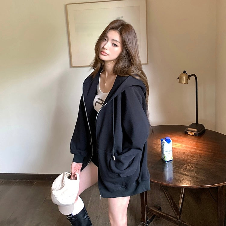 Oversized Black Hoodie