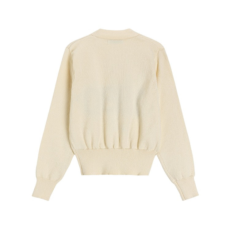 Beige Knit 1990 Sweater