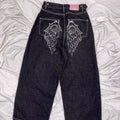 Angel Wings Y2K Baggy Denim Jeans