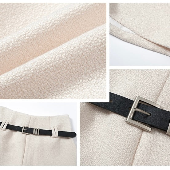 Tweed Belt Shorts