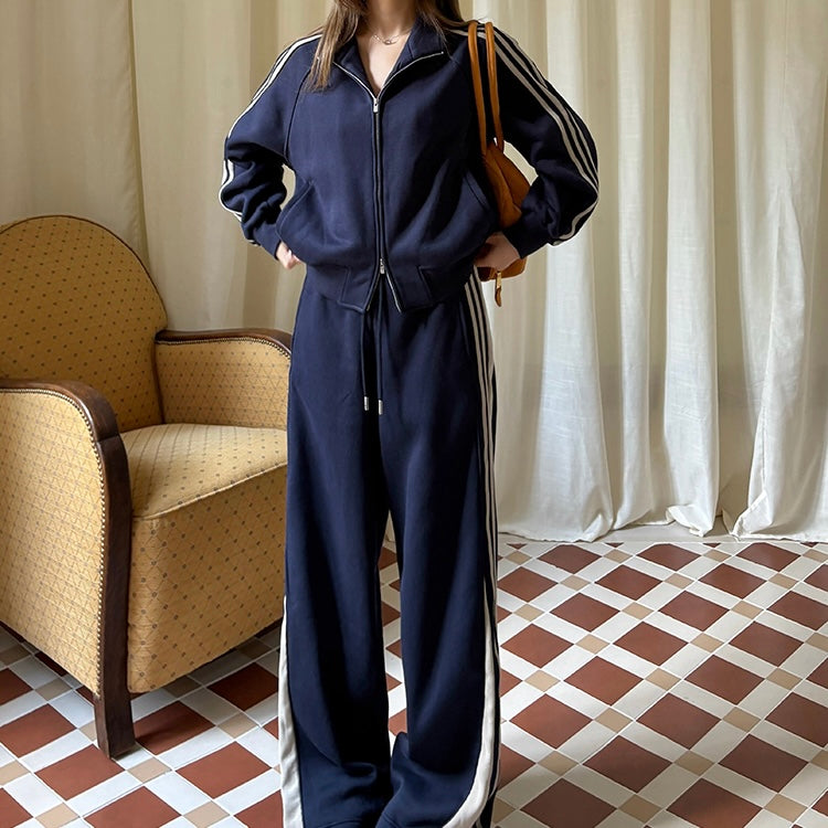Navy Tracksuit Set