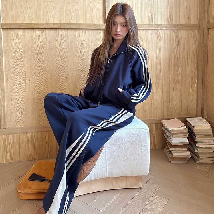 Navy Tracksuit Set