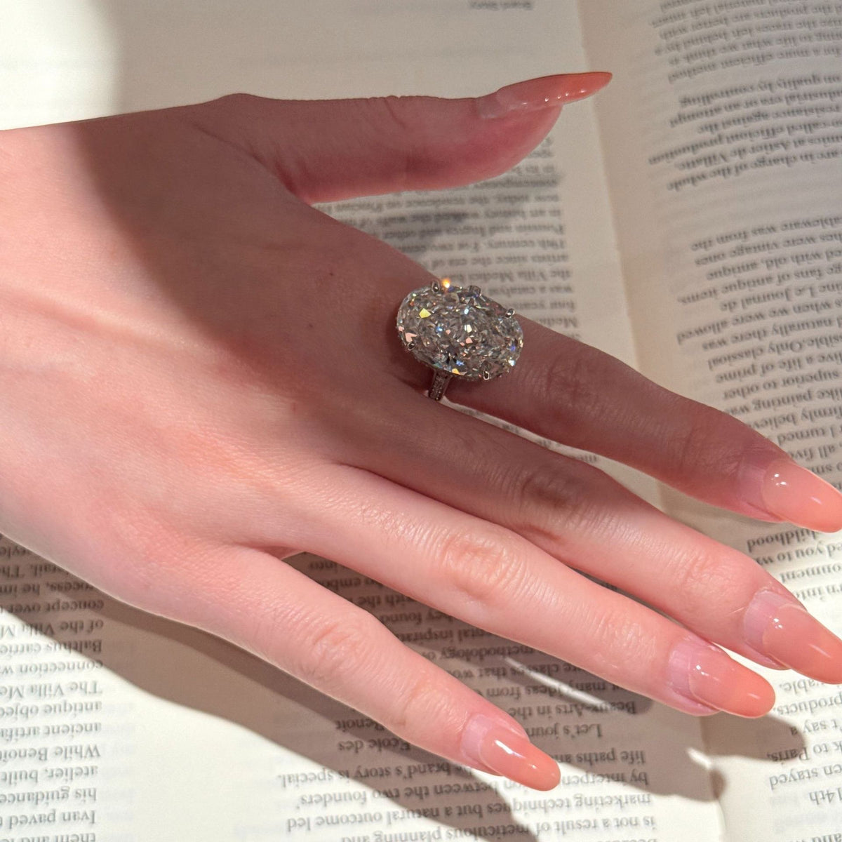 Oval 10ct Ring S925