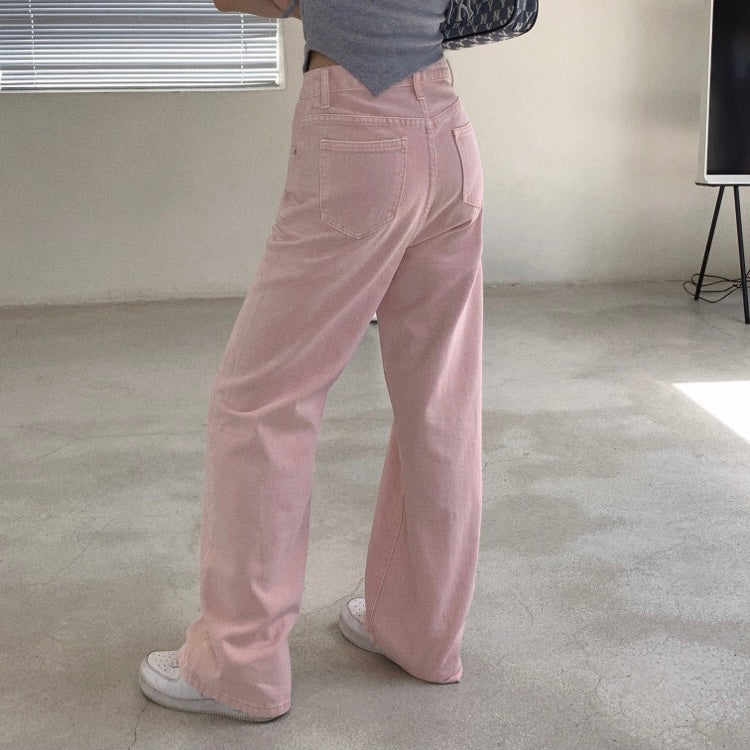 Light Pink Denim Pants