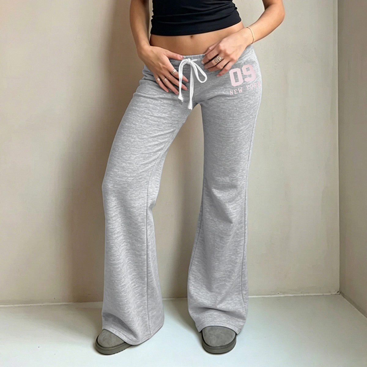Grey New York Sweat Pants