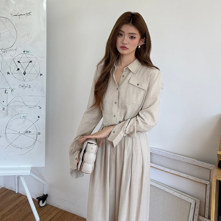 Linen Shirt Trouser Professional Set