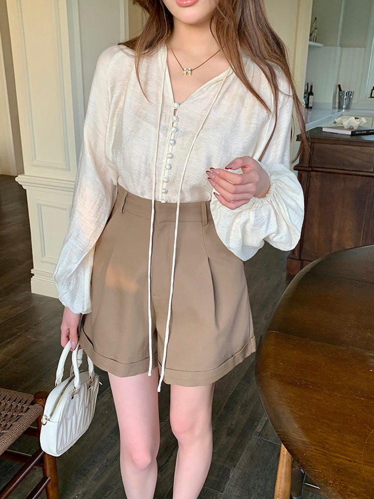 Off-White Tunic Blouse