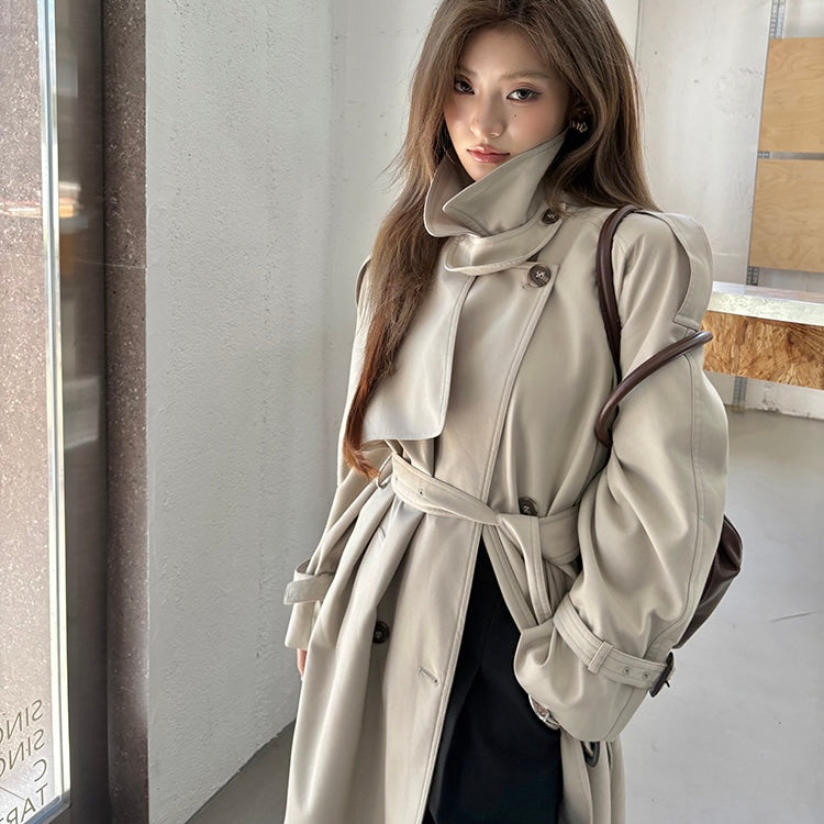 Classic Long Trench Coat