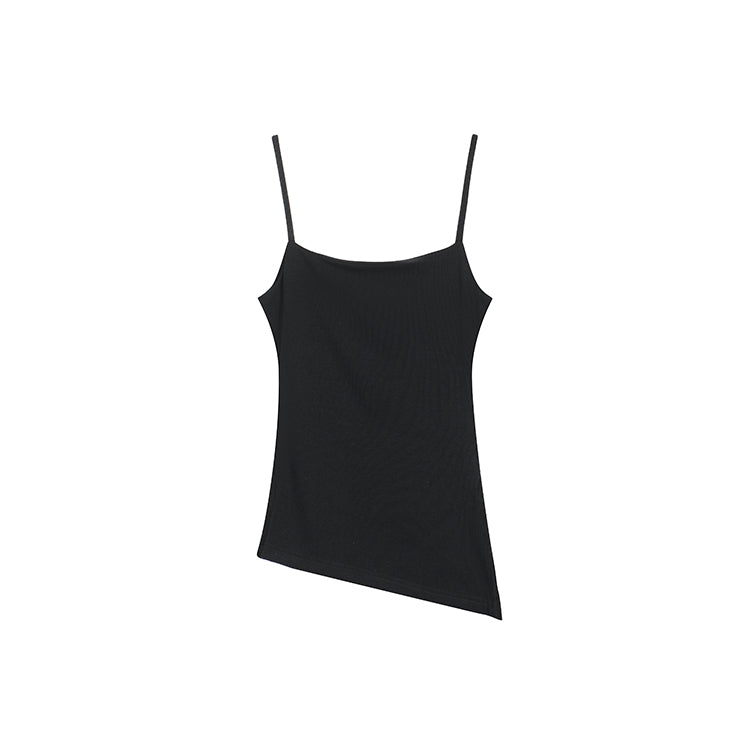Asymmetric Black Camisole
