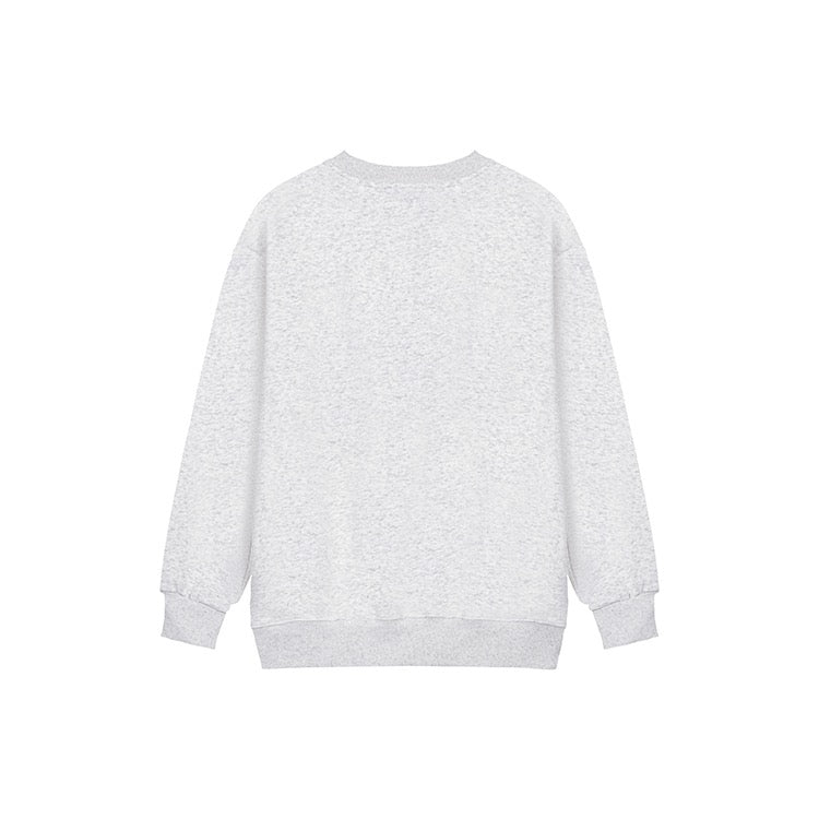 Black Cat Grey Sweater