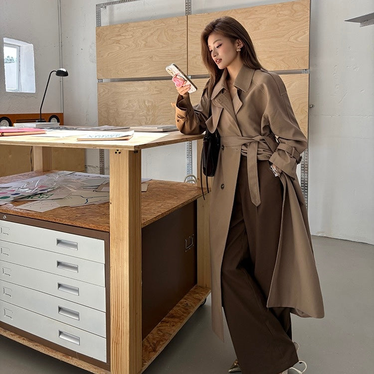 Classic Long Trench Coat