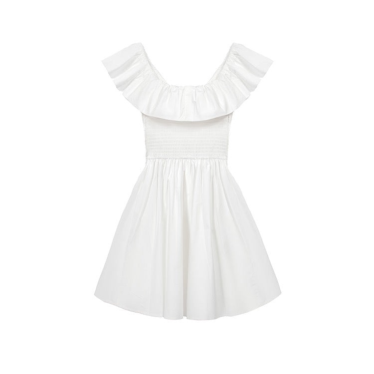 Puffy Off-Shoulder Summer Dress