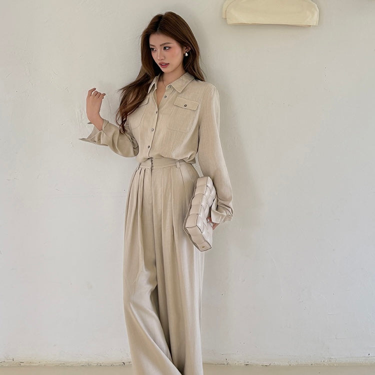 Linen Shirt Trouser Professional Set
