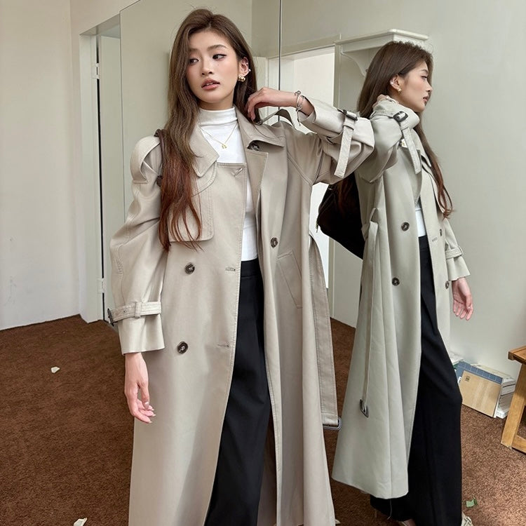 Classic Long Trench Coat