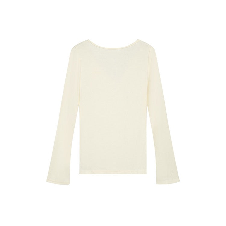 Ballet Style Long-Sleeve Top