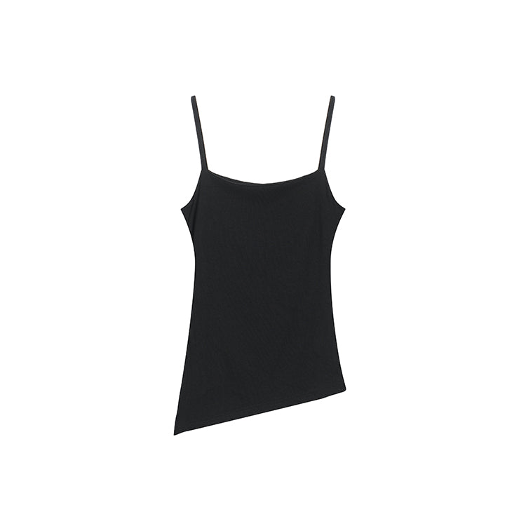 Asymmetric Black Camisole