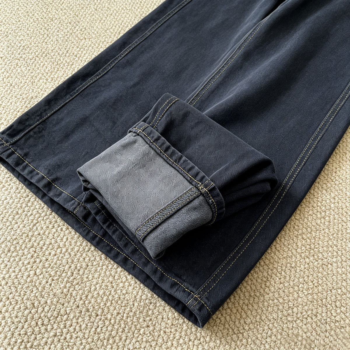 Dark Navy Denim Slim Crop Jeans