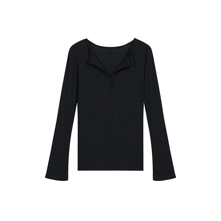 Ballet Style Long-Sleeve Top