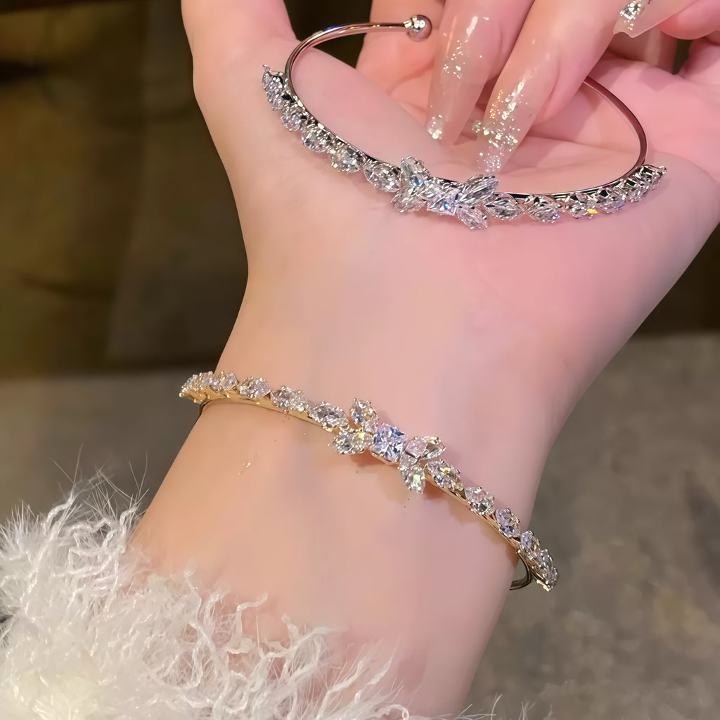 Sparkly Bow Bracelet Cuff