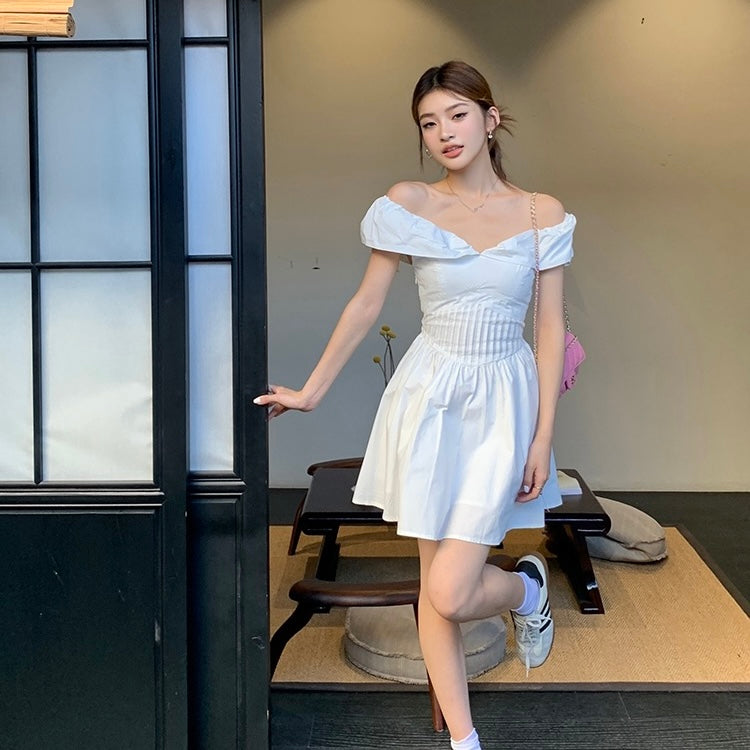 Puffy Off-Shoulder Summer Dress