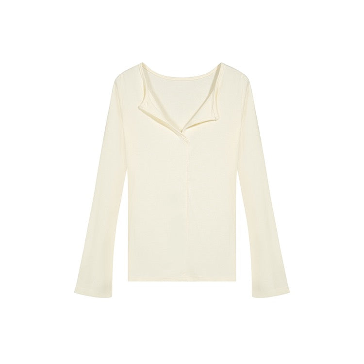 Ballet Style Long-Sleeve Top