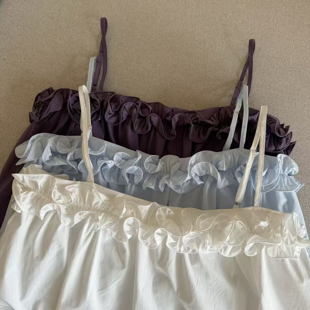 Swirl Ruffle Camisole