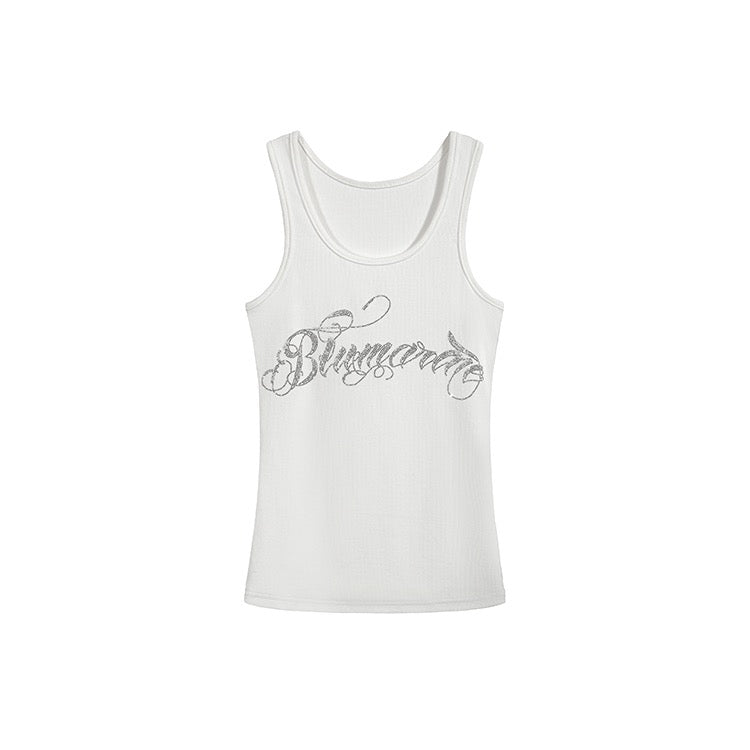 Grunge Sequin Tank Top
