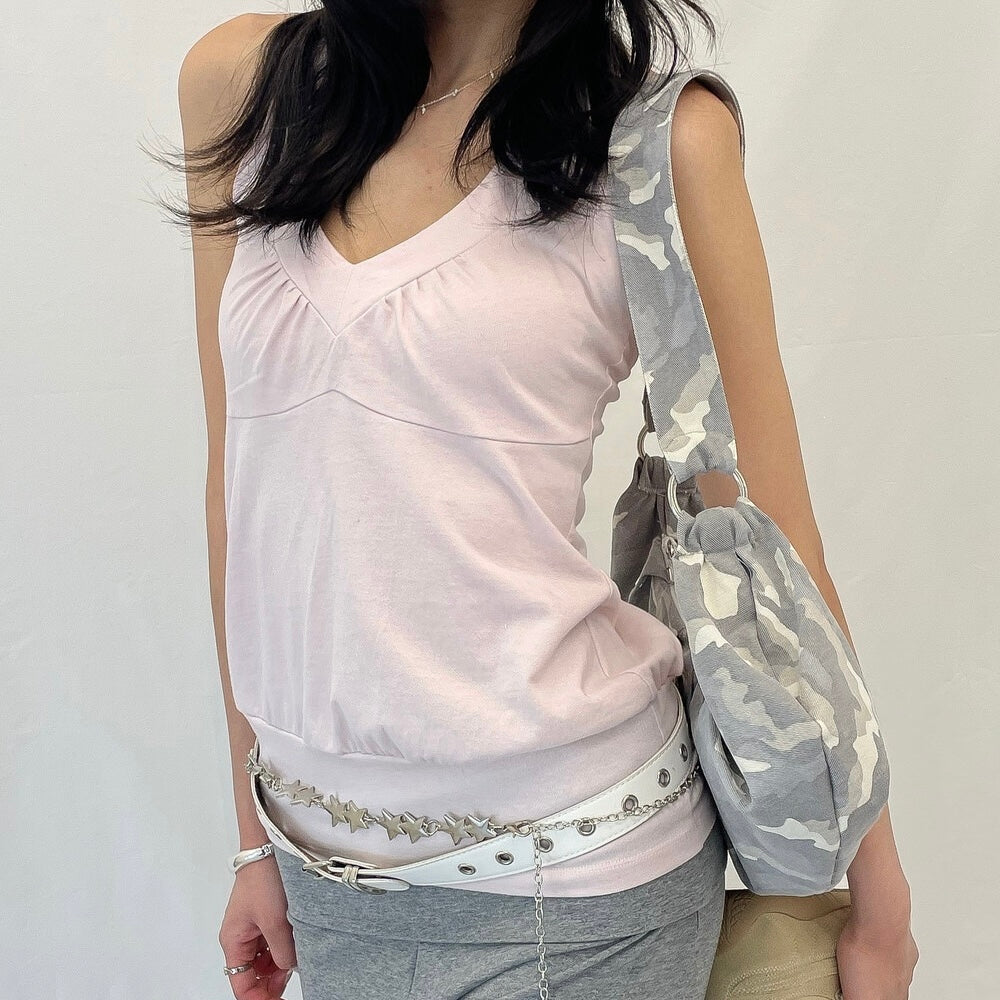 Pastel Halter Loose Top