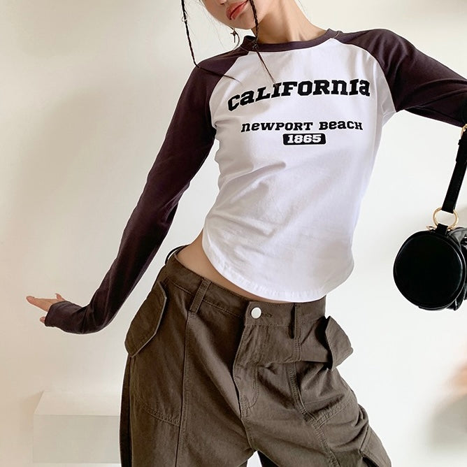 California Dark Long-Sleeve Top