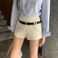 Tweed Belt Shorts