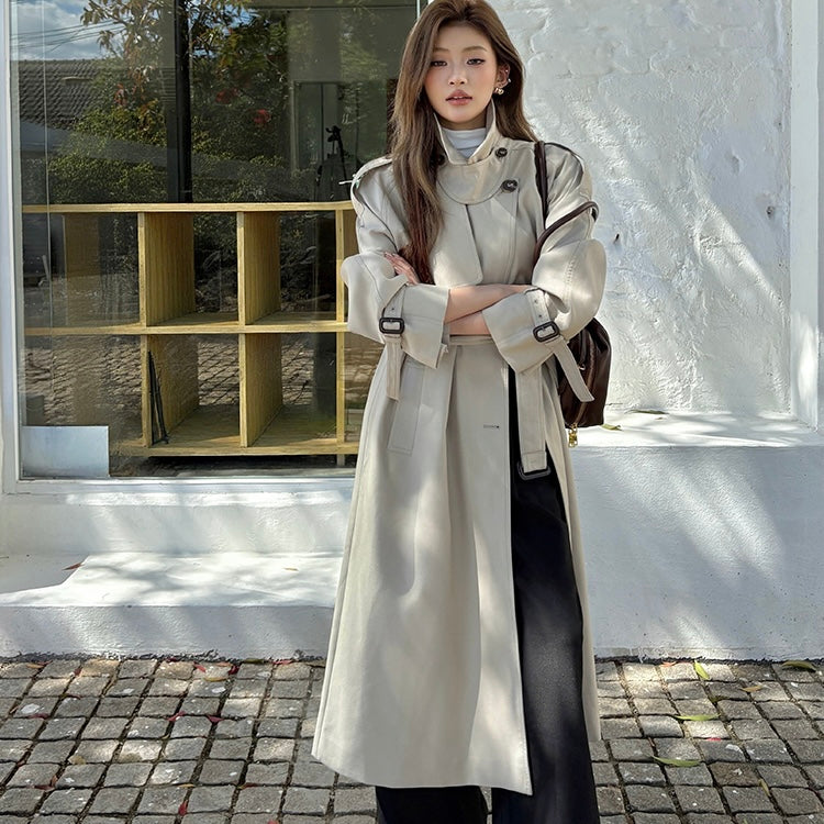 Classic Long Trench Coat