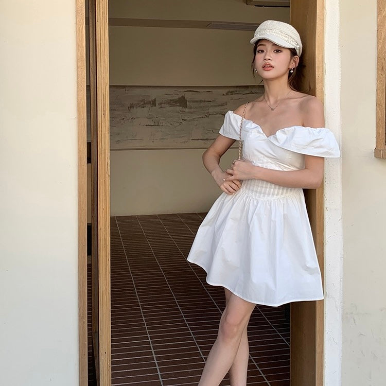 Puffy Off-Shoulder Summer Dress