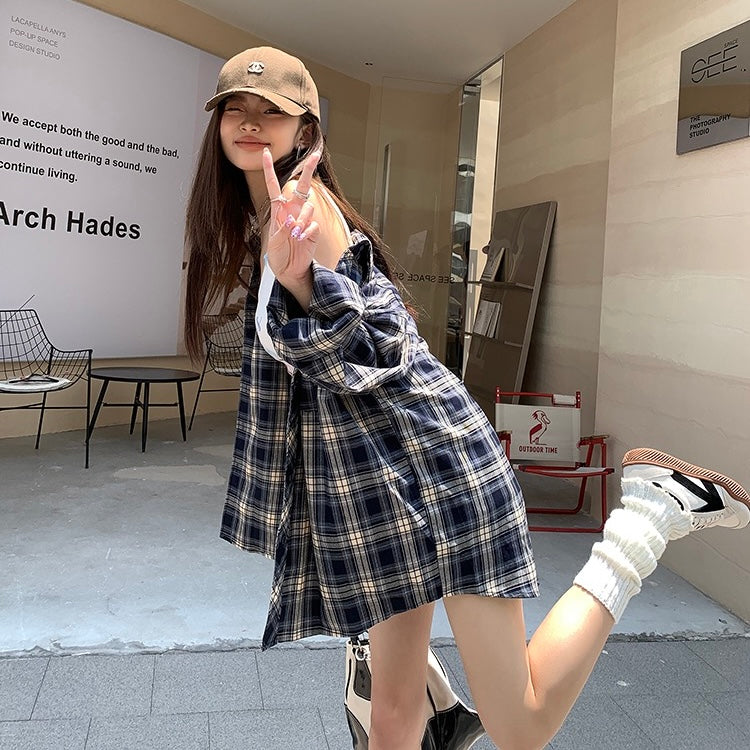 Navy Flannel Shirt
