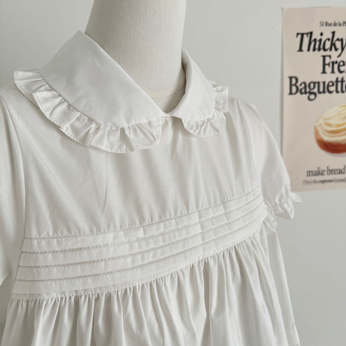 Mono Babydoll Top Polka Dot Skirt Set