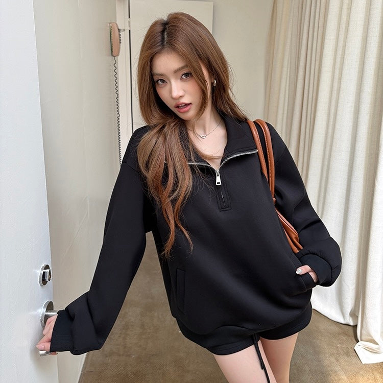 Neck Zip Jumper