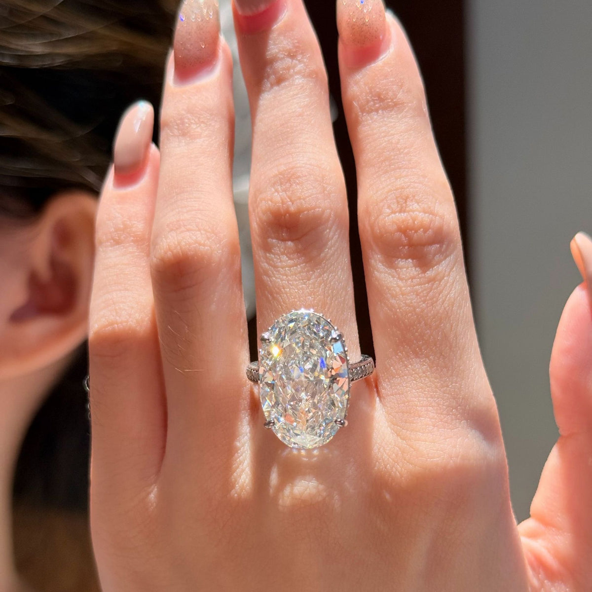 Oval 10ct Ring S925