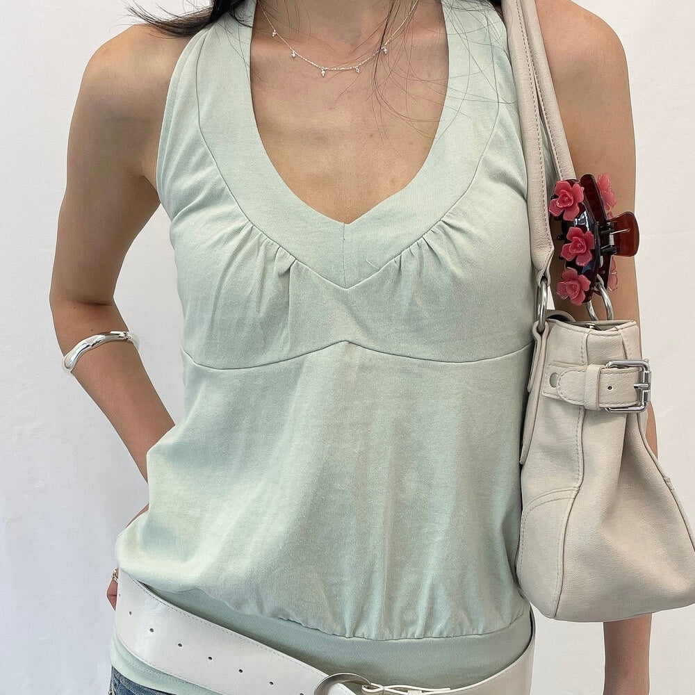 Pastel Halter Loose Top