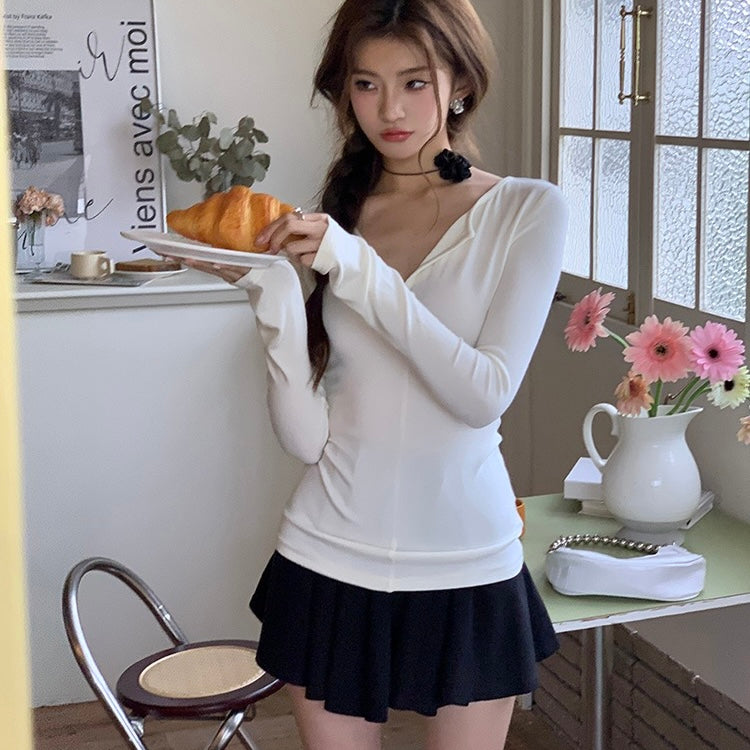 Ballet Style Long-Sleeve Top