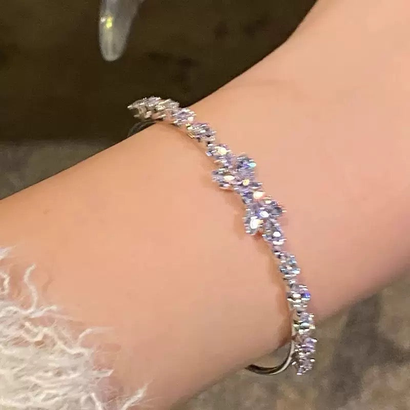 Sparkly Bow Bracelet Cuff